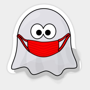 Ghost Mask Sticker